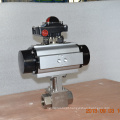 high pressure ball valve with pneumatic actuator